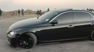 Toyota Mark X Drifting at karachi track | Pakistan Modified Cars