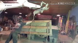 International semi dump truck tailgate build part 2