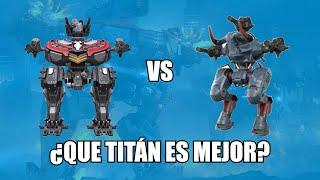 Minos vs Luchador | ¿Que titan es mejor? | War Robots