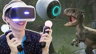 SCARY DINOSAURS ON THE PLAYSTATION VR! | Robinson: The Journey (PSVR Gameplay) #1