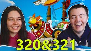 THOUSAND SUNNY! One Piece Ep 320 & 321 REACTION & REVIEW