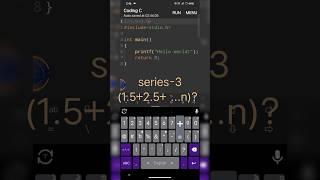 #mobile #coding #python #program #prgraming #htmlcoding #series-3 (1.5+2.5+...n)2024.