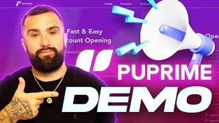 Broker Forex Review : PUPrime Demo Account Walkthrough for 2025!