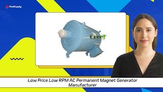 Low Price Low RPM AC Permanent Magnet Generator Manufacturer