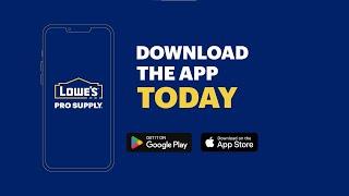 Lowe's Pro Supply Mobile App