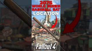 LEGENDARY 2076 WORLD SERIES BASEBALL BAT LOCATION IN FALLOUT 4