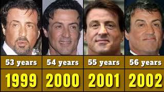 Sylvester Stallone from 1985 to 2023