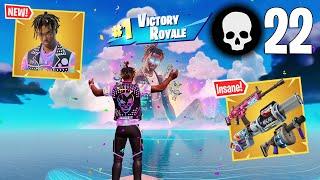 22 Elimination Solo Vs Squads Win Gameplay (Fortnite Chapter 2 Remix PC Keyboard)