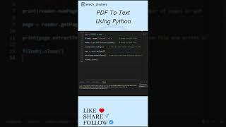 PDF to Text Using Python 