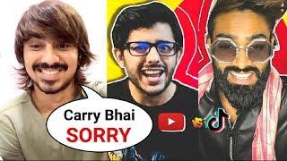 Adnaan07 SUPPORTING Carryminati Roast Amir Siddiqui | Team 07 Faisu TIK TOK vs YOUTUBE #Carryminati