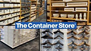 THE CONTAINER STORE SHOP WITH ME‼️SHOE DRAWER, BASKETS, BINS, BOOT RACK, HANGERS, PILLOWS & TOTES