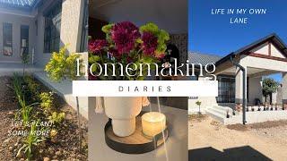 VILLAGE HOMEMAKING IN MY OWN FINANCIAL LANE. Planting trees, slow living in the village