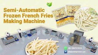 Semi Automatic French Fries Production Line-Romiter Machinery