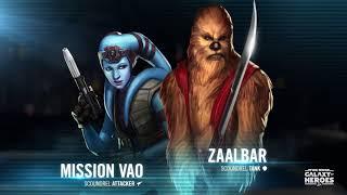 Star Wars: Galaxy of Heroes - Mission Vao and Zaalbar now available (from KOTOR)