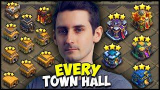 Can ONE Player WIN a War using EVERY Town Hall 2 to 16 in Clash of Clans?