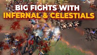 Poweful T3 infernal play vs aggressive Celestials in Stormgate -  Theory vs Nicoract