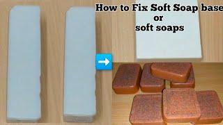 How to fix soft soap base with Stearic acid / how to make soap harder/ how to make soap base at home