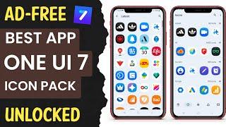 Best Free One UI 7 Icon Pack App for Android