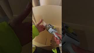 Loading a 1073 dispenser with Paper Packaging Tape #packaging #packagingtape #tapedispenser