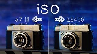 Sony a6400 vs a7 III ISO Comparison 4K