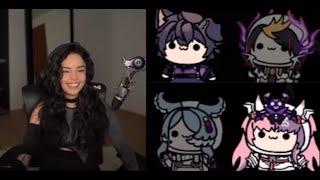 Valkyrae is mesmerized by the VTuber Reactive Discord avatars