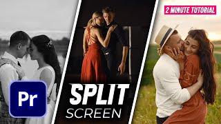 Split Screen Tutorial in 2 minutes | Premiere Pro CC