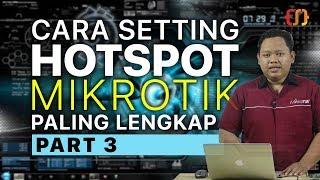 CARA SETTING HOTSPOT MIKROTIK PALING LENGKAP (part 3/5) - USER HOTSPOT