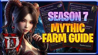 Diablo 4 Season 7 Mythic Unique farm Guide : How to Get Mythic in Diablo IV Season of Witchcraft