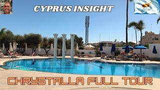 Chrystalla Hotel Protaras Cyprus - 2024 Full Tour Including Rooms.