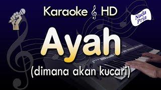 Karaoke AYAH | Nada Pria - Rinto Harahap - Lirik Tanpa Vokal