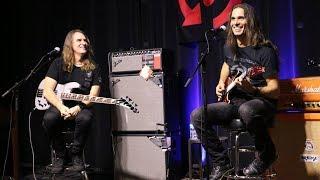 David Ellefson and Kiko Loureiro at Replay Guitar Exchange