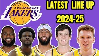 Los Angeles Lakers Latest lineup 2024-25 NBA update