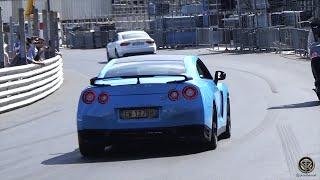 Marchettino Driving His Armytrix Nissan GT-R in Monaco!