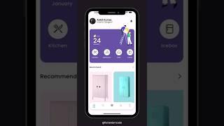 Flutter Furniture App ui design  #flutter #dart #android #shorts #tranding #video