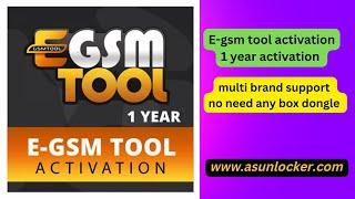 E GSM Tool Activation , How to Active E-GSM Tool, E- GSM Tool instant activation by asunlocker