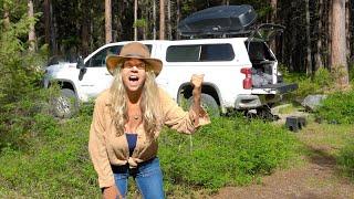 WHY AM I LIVING IN MY TRUCK?!! (On the road) | Truck Camper Life | Van Life