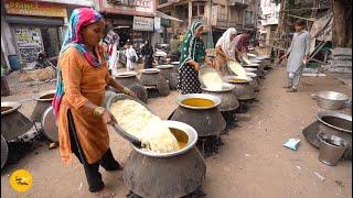 Gujarati Muslim Wedding Ka Biggest 50 Degh Wali Kachchi Mutton Biryani Making l Surat Street Food