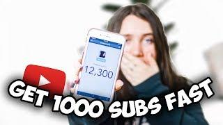 HOW TO GET YOUR FIRST 1000 SUBSCRIBERS FAST 2020