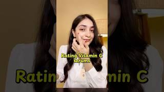 Rating Vitamin C serums 