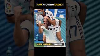 Gonzalo Higuain Decisive Goal! Real Madrid vs Valencia #Higuain #RealMadrid #Shorts