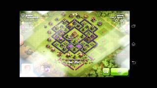 Атака шарами 3 LVL. Clash of Clans.