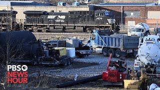 Norfolk Southern CEO defends Ohio response as EPA orders company to clean up toxic spill