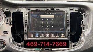 How to get a Anti theft code for uconnect radio, Dodge, jeep, Chrysler