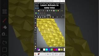 Learn How to Make 3D texture design in #artcam #3ddesign