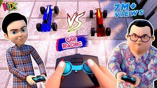 Faizan Aur Bablo Ki Car Racing | Ghulam Rasool New Cartoon | 3D Animation | Urdu Cartoon Series