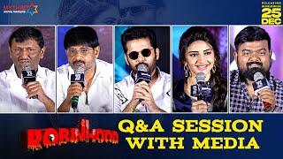 Q&A Session with Media | Robinhood First Connect with the Press | Nithiin | Venky Kudumula