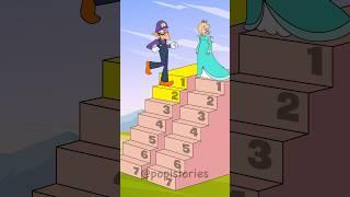 New Waluigi vs Rosalina - Perfect Step Challenge | Mario