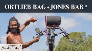 How to Mount: ORTLIEB Ultimate Handlebar Bag on JONES H-BARS / Easy, Secure,Inexpensive