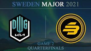 DWG vs SBXG @G2 - Coastline | Six Sweden Major 2021 |  Quarterfinals