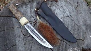 Кованый Якутский нож. Forged Yakut  knife.